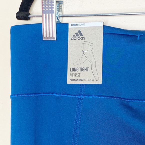 {adidas} mid-rise workout leggings - Picture 5 of 8